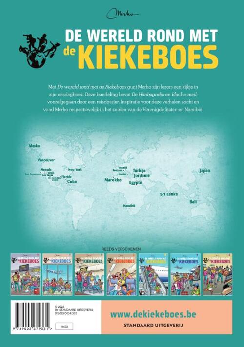 De Wereld Rond Met De Kiekeboes Merho Boek 9789002279331 Bruna