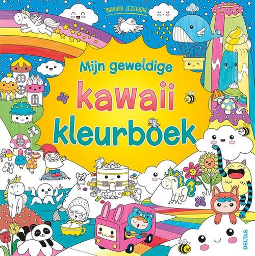 Mijn Geweldige Kawaii Kleurboek Boek Bruna