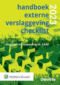 Handboek Externe Verslaggeving Checklist 2023 Wolters Kluwer Nederland