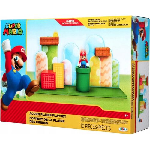 Super Mario 6,5 CM Actieset Acorn Plains