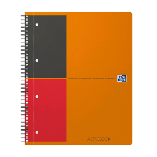 Spiraalblok Oxford International Activebook A4+ Lijn