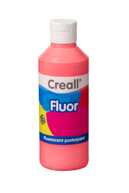 Plakkaatverf Creall Fluor 04 Rood 250 ML