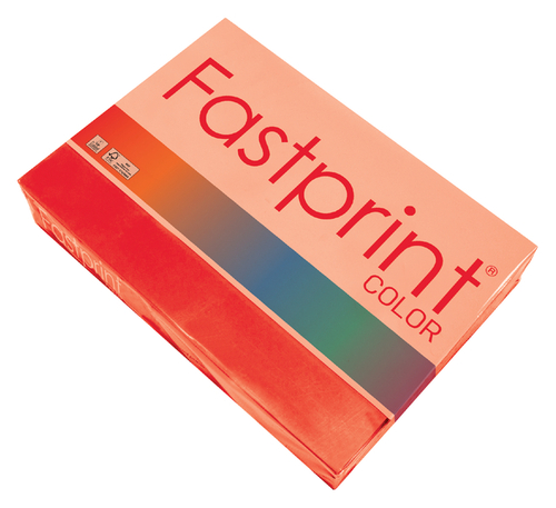 Kopieerpapier Fastprint A3 80GR Felrood 500Vel