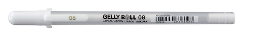 Gelschrijver Sakura Gelly Roll Classic 08 Wit