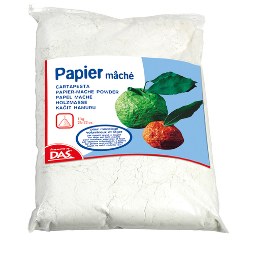 Papier-Maché Das Poeder 1000 Gram Wit