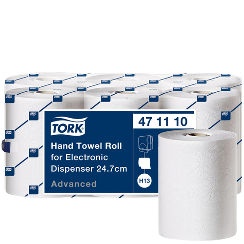 Handdoekrol Tork H13 Advanced 2-Laags 143M Wit 471110