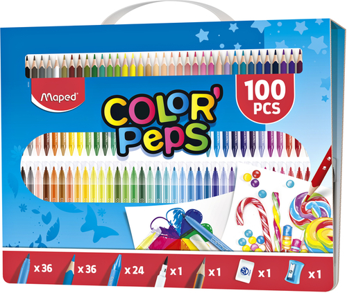 Tekenset Maped Color'peps 100Delig