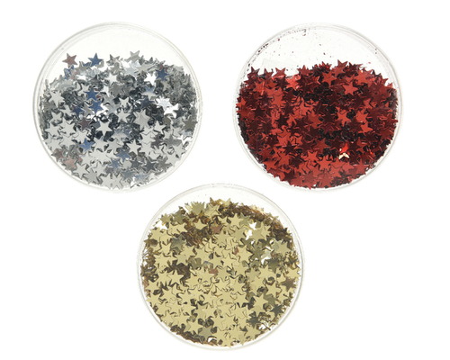 Glittersterren Assorti