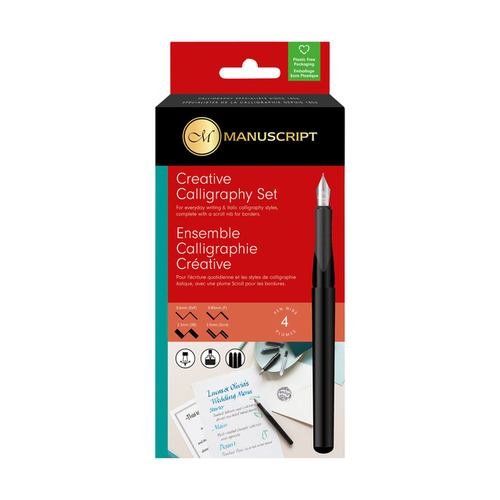 Kalligrafiepen Manuscript MS1106 Creatief 4-Delig