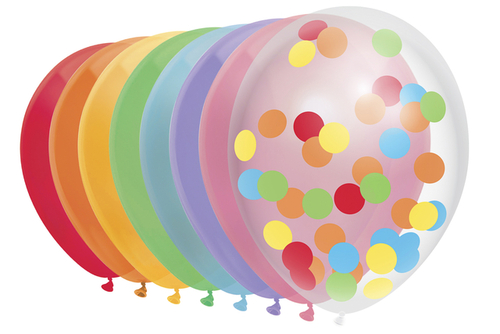 Ballonnen Mix Over The Rainbow 10 Stuks