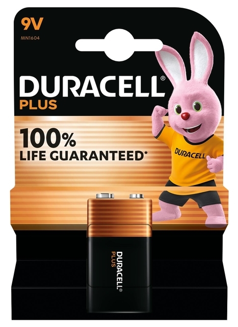 Batterij Duracell Plus 1X 9Volt