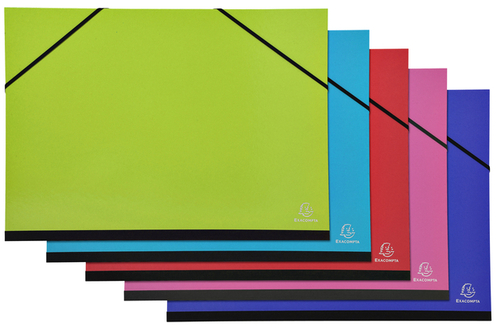 Tekenmap Exacompta Iderama 32X45CM Met Elastieke Sluiting Assorti