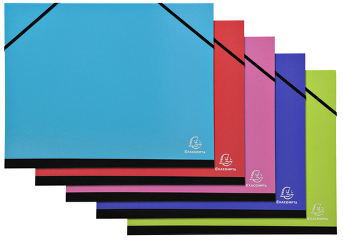 Tekenmap Exacompta Iderama 26X33CM Met Elastieke Sluiting Assorti