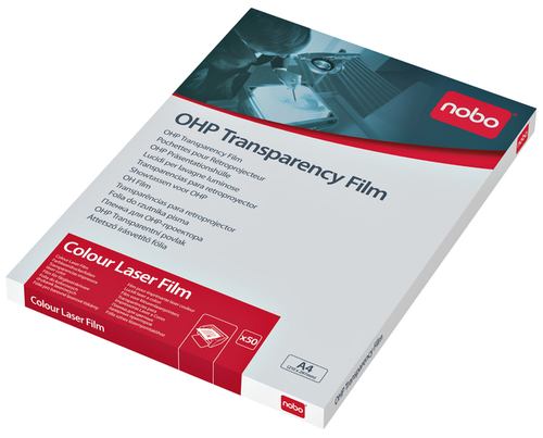 Overheadprojector Transparanten Nobo Voor Kleurenlaserprinters 50 Stuks