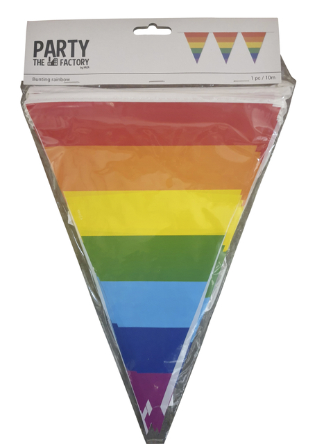 Vlaggenlijn Pe 10M Regenboog