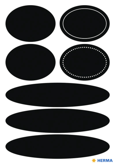 Etiket Herma 15093 Krijtbord Ovaal