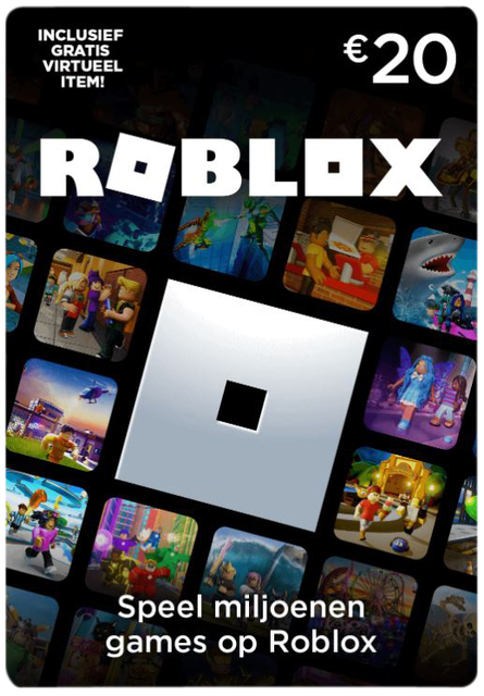 Cadeaukaart + Hangtag Roblox 20
