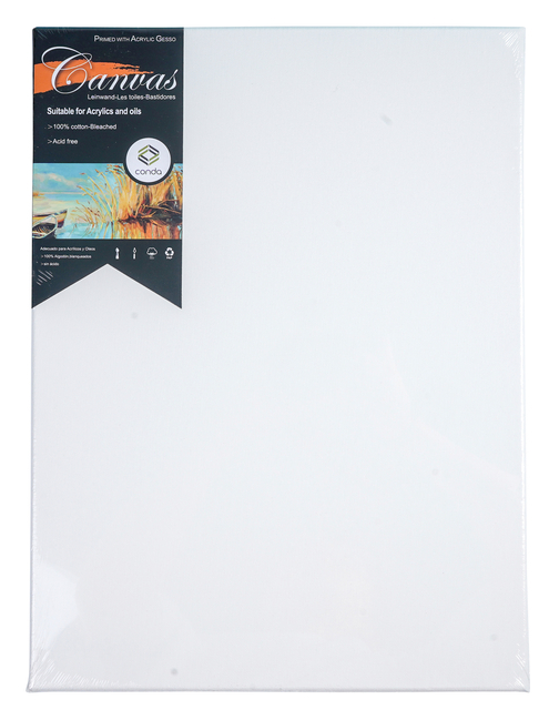 Canvas Conda 30 X 40 CM Gebleekt Katoen