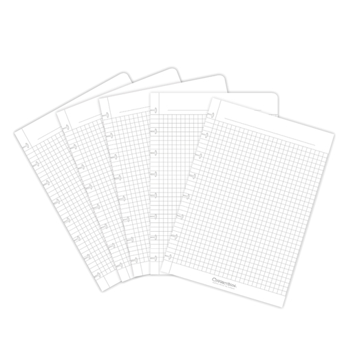 Uitbreidingsset Correctbook A5 Ruit 5MM 5 Bladen