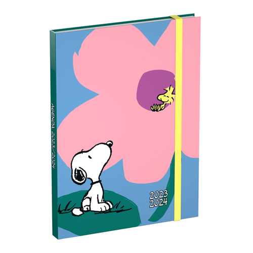 Schoolagenda 2023/2024 Lannoo Peanuts 7Dagen/2Pagina's 148X200MM