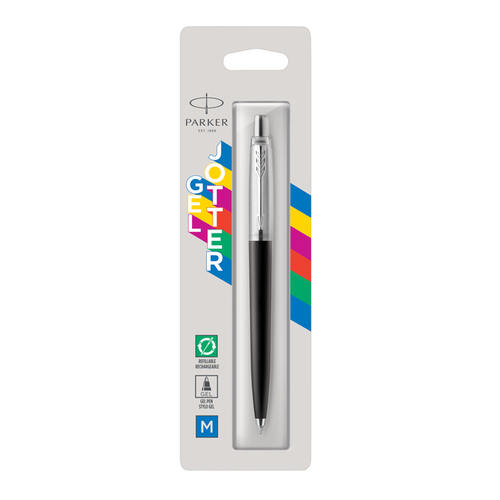 Gelschrijver Parker Jotter Original Black CT Medium Blister À 1 Stuk Kantoorartikel 1399011