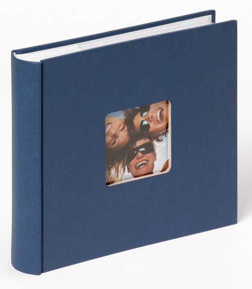Fotoalbum Walther Design Fun 24CMX22CM Voor 200 Foto's Blauw