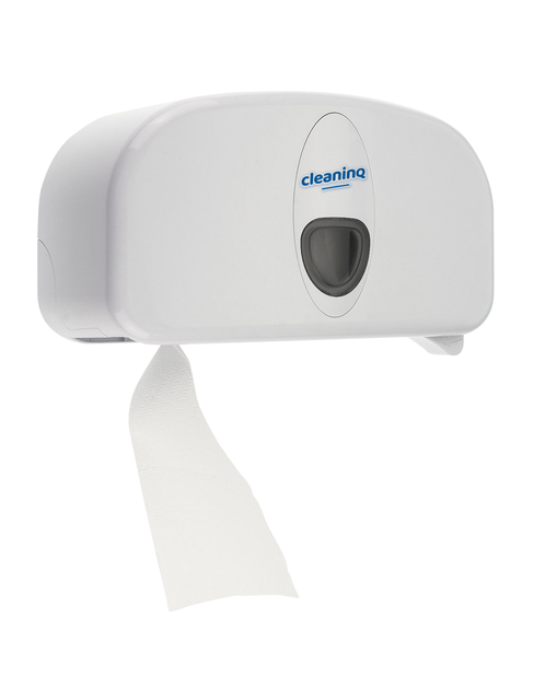 Dispenser Cleaninq Duo Toiletpapier Wit