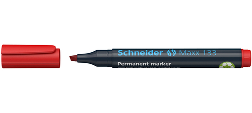 Viltstift Schneider Maxx 133 Beitel 1-4MM Rood