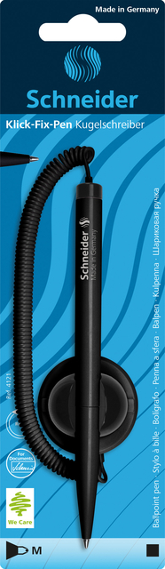 Baliebalpen Schneider Klick-Fix Medium Zwart Blister À 1 Stuk