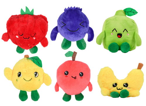 Fruitysquad Knuffel Met Geur 6 Ass