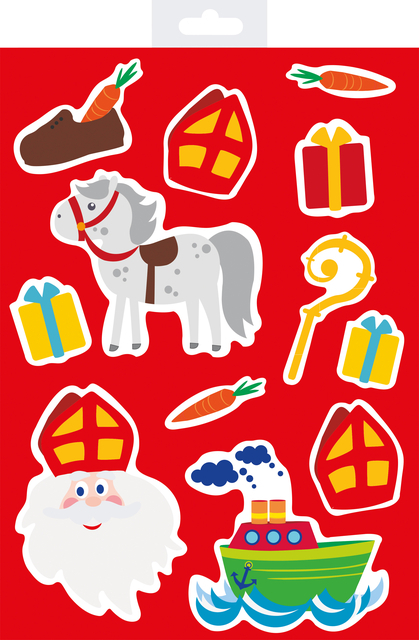 Raamstickers Sint Statisch