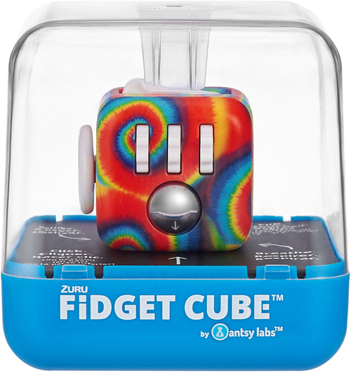 Fidget Cube Rainbow Tie Dye