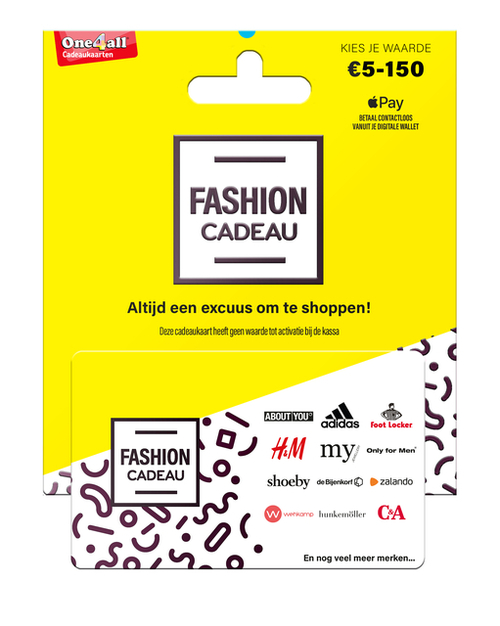 Cadeaukaart + Hangtag O4A Fashioncadeau