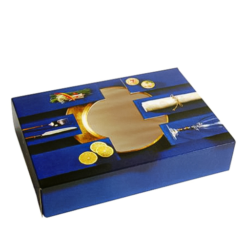 Cateringdoos Iezzy 35.7X24.7X8CM Blauw 10 Stuks