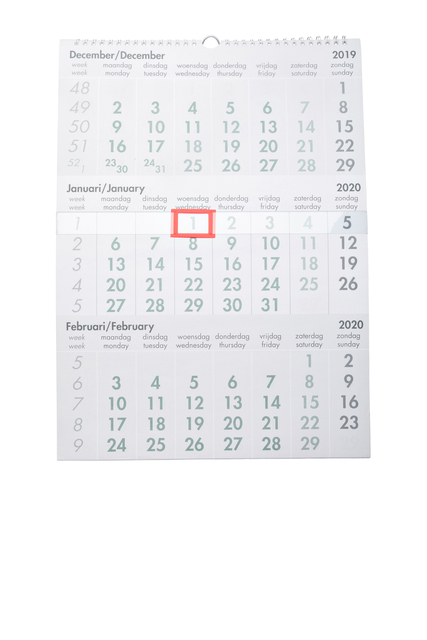 schuintrekken Uitlijnen binnenkomst Kalender 2023 3 Maanden A3 | Kantoorartikel | 1404338 | Bruna