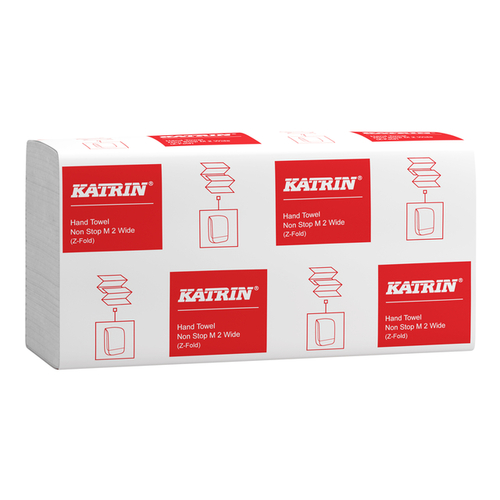 Handdoek Katrin Z-Vouw 2-Laags 240X240MM 25X160 Vel Wit 61570