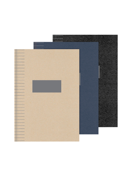 Schrift A5 Lijn Kraft Assorti 5-Pak