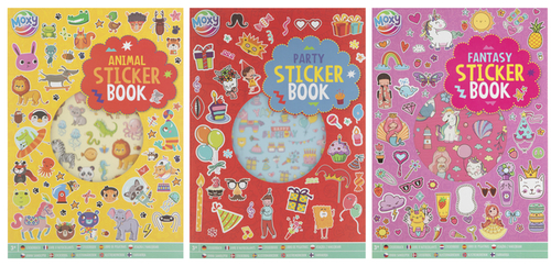 Stickerbook A4 3 Ass