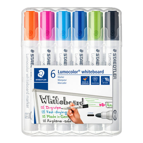 Whiteboardmarker Staedtler Lumocolor 351 Set À 6 Stuks Fun Assorti