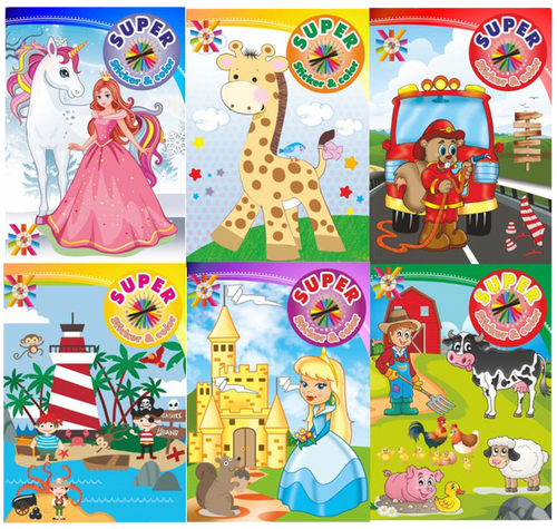 Super Sticker & Color