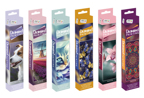 Diamond Painting 30X30 CM 6 Assorti