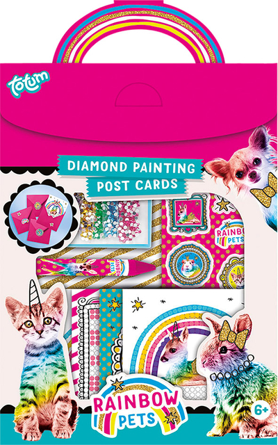 Knutselset Totum Rainbow Pets Diamond Painting