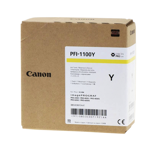 Inktcartridge Canon Pfi-1100 Geel