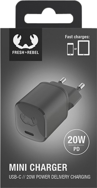 Mini Charger Fresh N Rebel Usb-C 20W Storm Grey