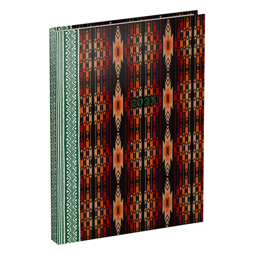 Agenda 2023 110X150 African Chique 7Dagen/2Pagina's Black