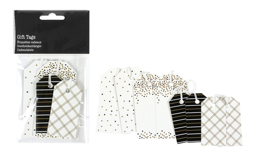 12 Cadeaulabels Party Chique