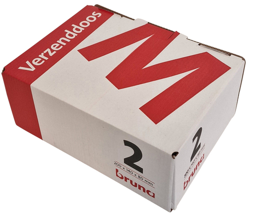 Verzenddoos Bruna M-2 200X140X80MM