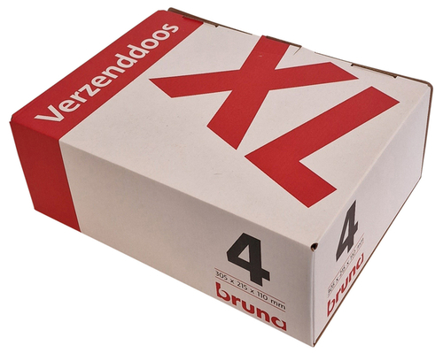 Verzenddoos Bruna XL-4 305X215X110 MM