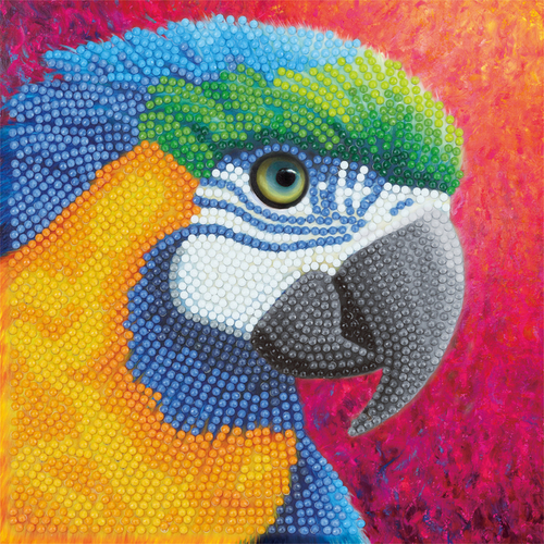 Diamondpainting Crystal Art Kaart Paradijs 18X18CM