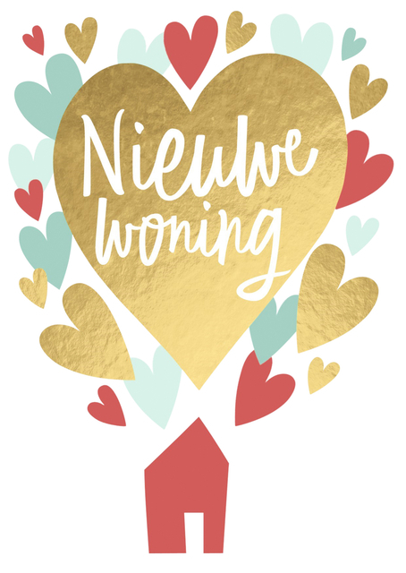 Kaarten Adreswijziging Nieuwe Woning Set À 5 Kaarten